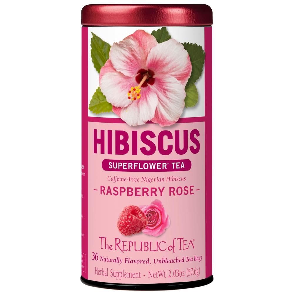 The Republic of Tea - Raspberry Rose Hibiscus Tea Slide 1