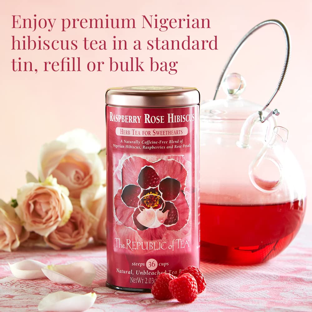 The Republic of Tea - Raspberry Rose Hibiscus Tea Slide 3